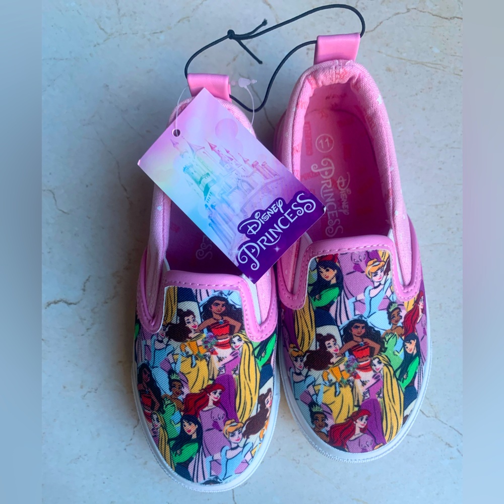 Disney Princess Low Top Slip On Twin Gore Sneakers